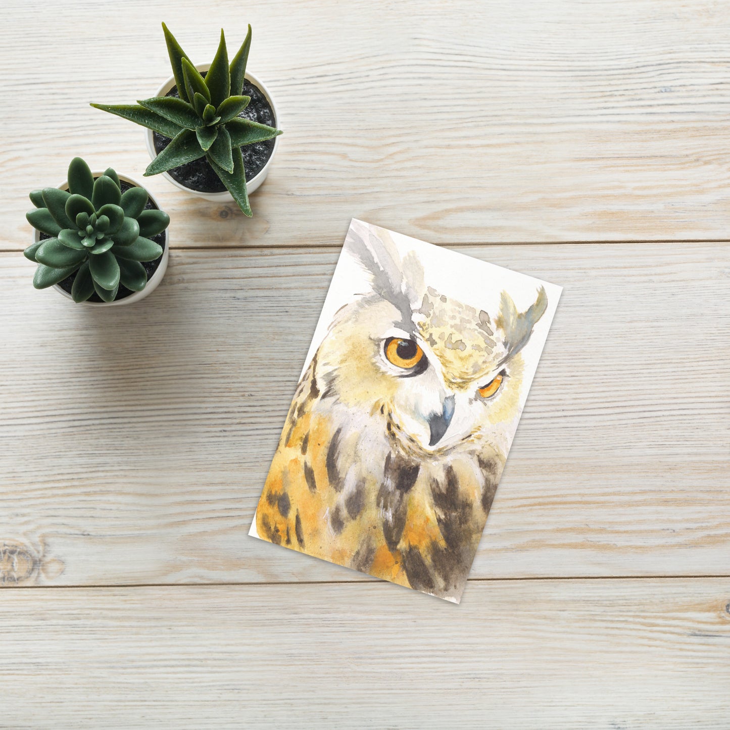 Great Horned Owl Greeting card