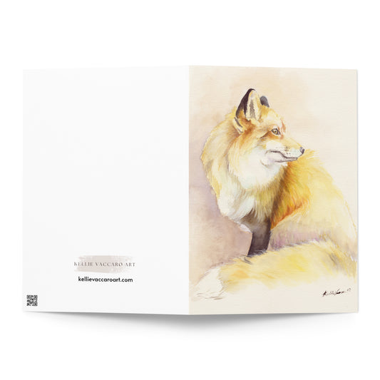 Fox Greeting Card