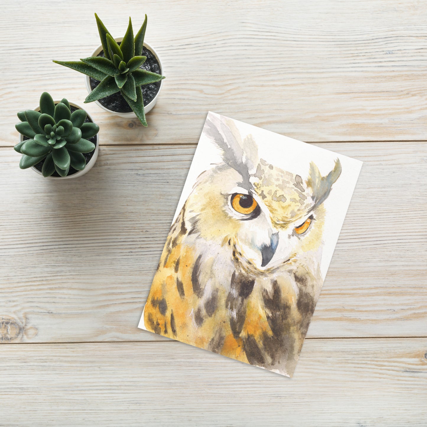 Great Horned Owl Greeting card