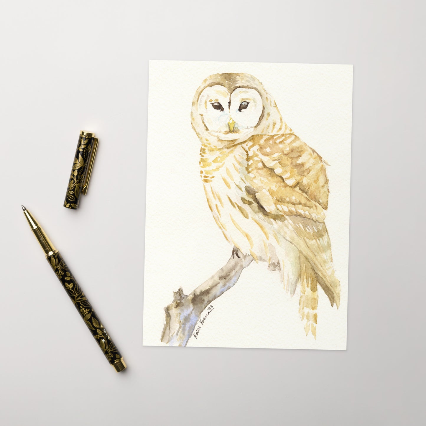 Barred Owl Greeting card